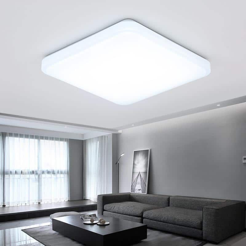 Plafonnier LED Carré Blanc