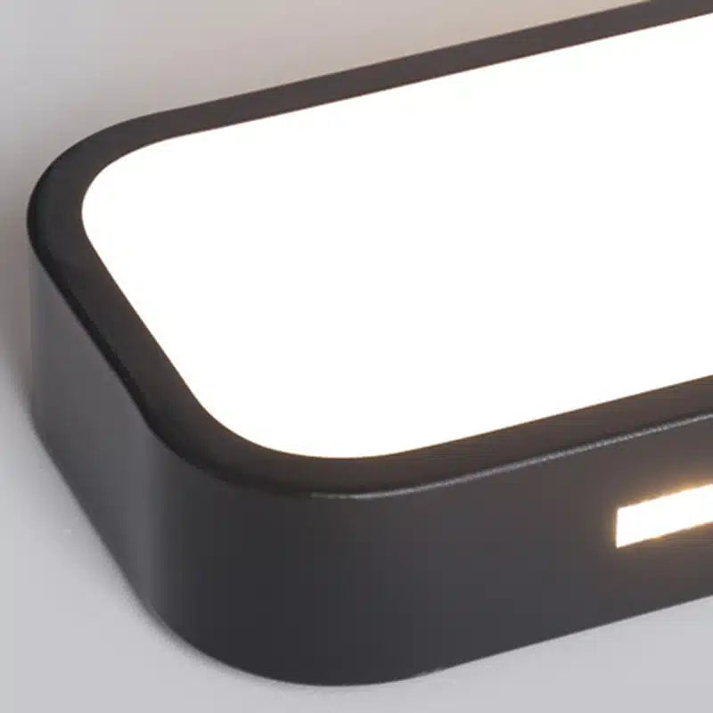 Plafonnier LED Néon moderne Noir