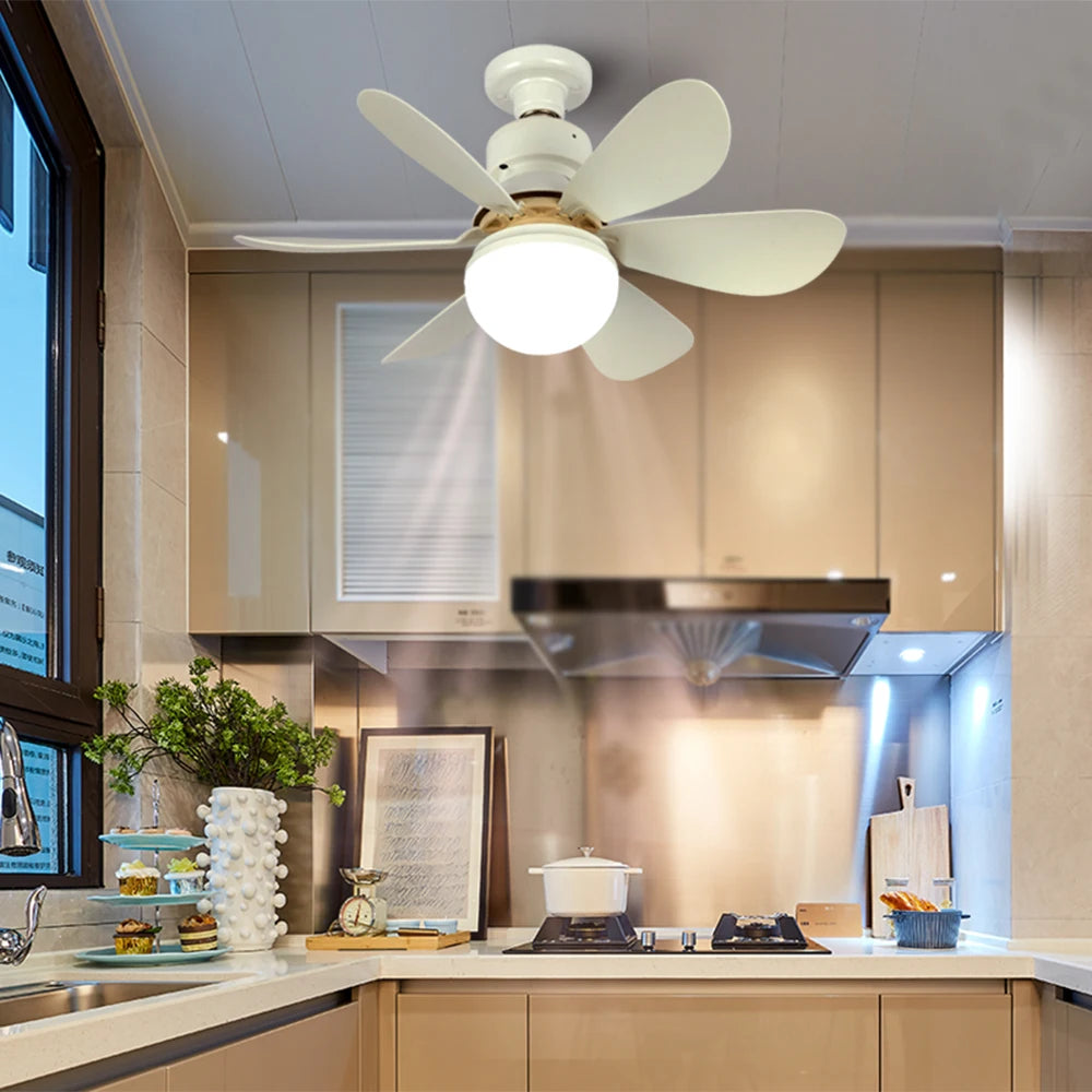 Plafonnier LED Ventilateur Connecté