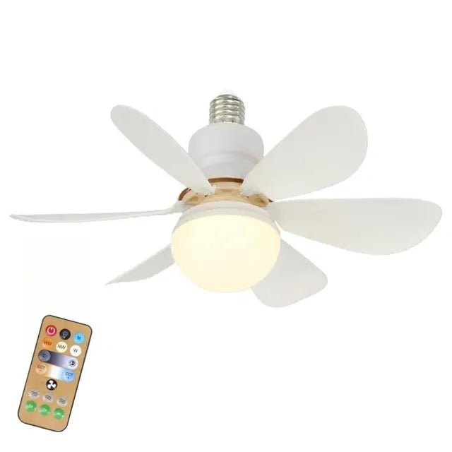 Plafonnier LED Ventilateur Connecté